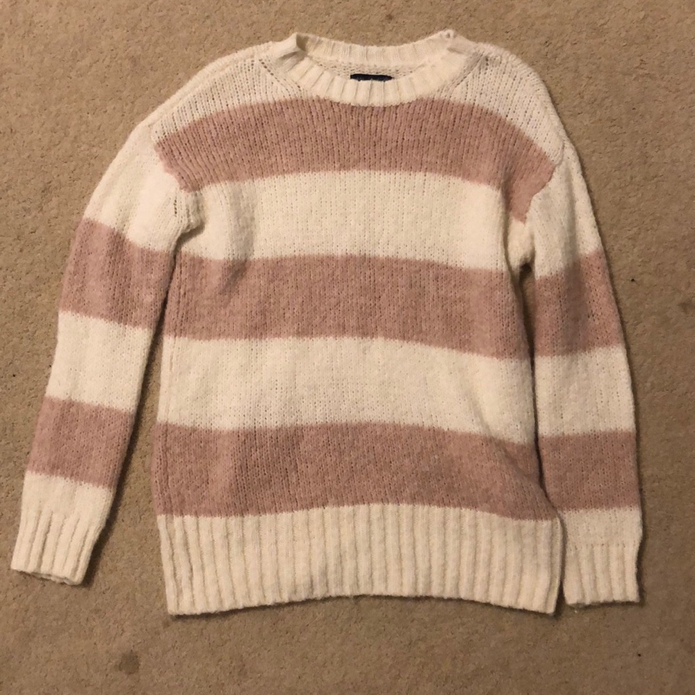 striped american eagle sweater